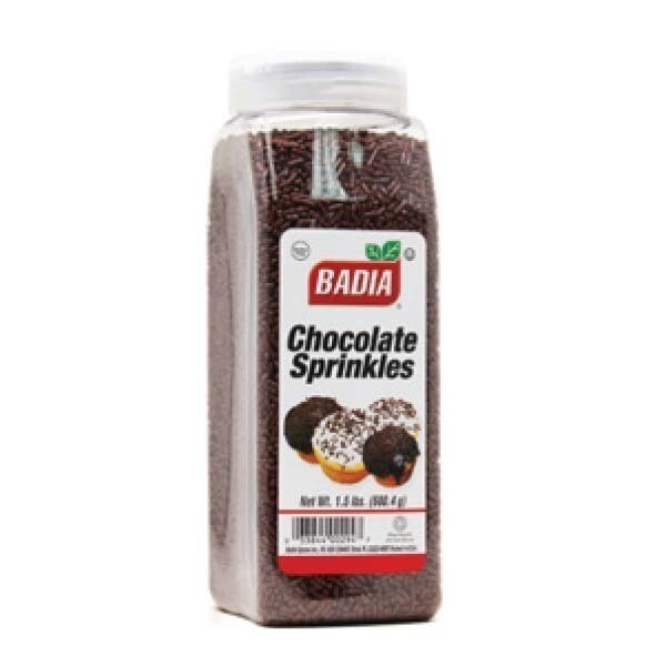 BADIA CHOCOLATE SPRINKLES 6X1.5#