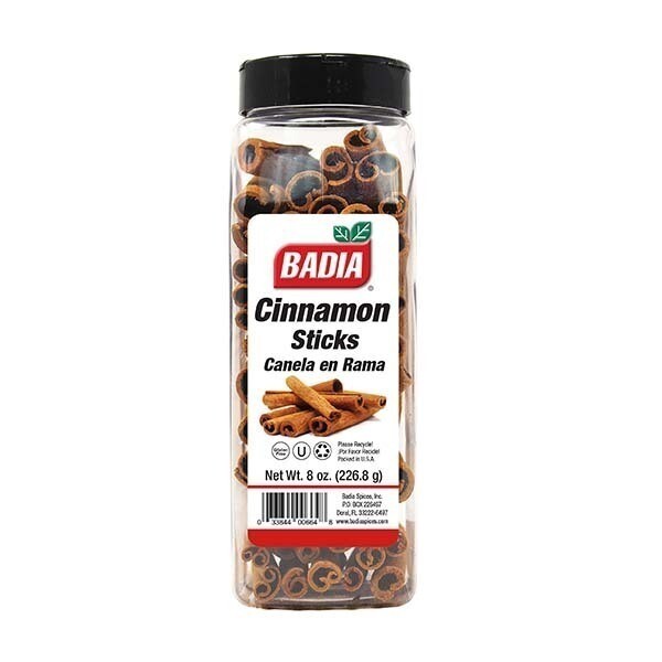 BADIA CINNAMON STICKS 6X8OZ