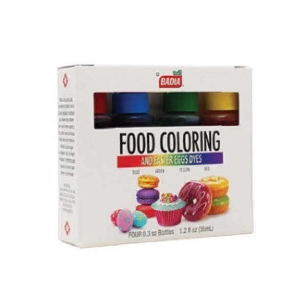 BADIA FOOD COLORING KIT 12X1.2OZ