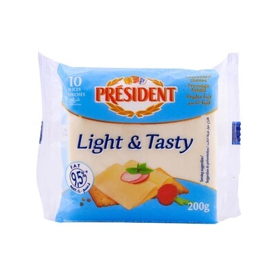 PRESIDENT FROMAGE FONDU LIGHT SLICES 36/200 GR (960066) 5054  09/02/24