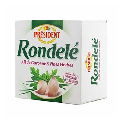 PRESIDENT RONDELE GARLIC &amp; HERBS 12/125 GR. (990149)  01/24/25