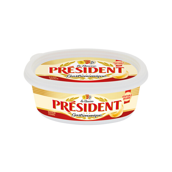 PRESIDENT BEURRIER GASTRONOMIQUE DOUX 40/250 GR (35294)