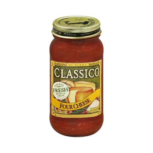 CLASSICO PASTA SAUCE FOUR CHEESE 12X24OZ