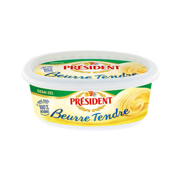 PRESIDENT BEURRIER TENDRE DEMI SEL 12/125 GR (120668)