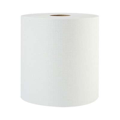 BOARDWALK 8&quot; WHITE TOWELS XTRA ROLL 6X800FT