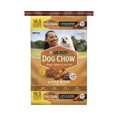 PURINA DOG CHOW LITTLE BITES FOR SMALL DOG 16.5#