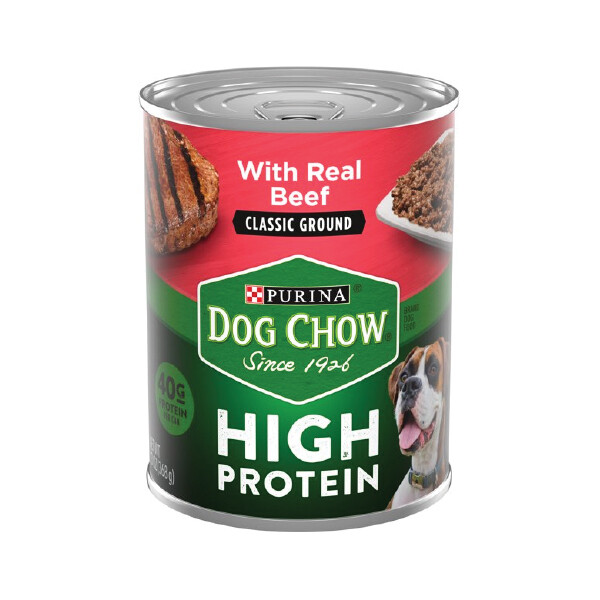 PURINA DOG CHOW HIPRO BEEF 12X13OZ