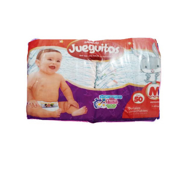 JUEGUITOS T3 MEDIUM DIAPERS 6X50CT
