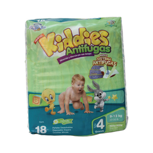 KIDDIES T4 LRG DIAPER 6X18CT #02903