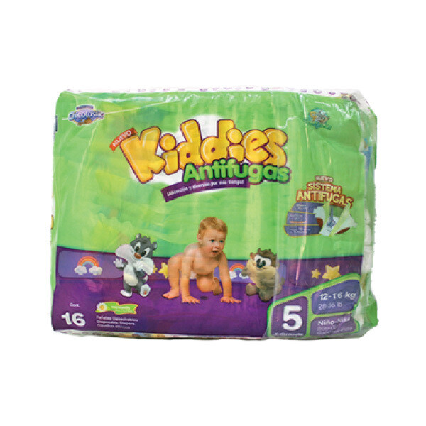 KIDDIES T5 XL DIAPER 6X16CT #02904