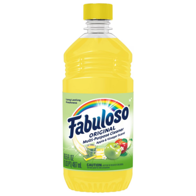 FABULOSO ALL PURPOSE CLEANER APPLE VINEGAR 24X16.5OZ
