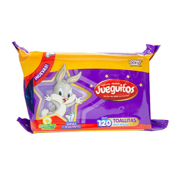 JUEGUITOS WET WIPES 12X120CT