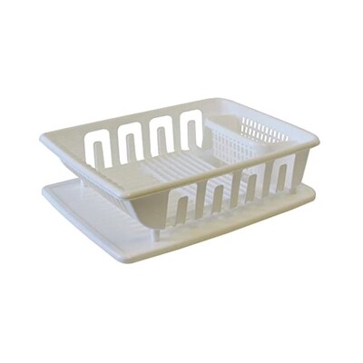UNITED SOLUTION 2 PIECE LARGE SINK SET WHITE 6X1