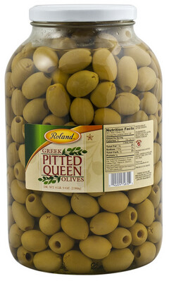 ROLAND PITTED GREEN OLIVES 6X2KG
