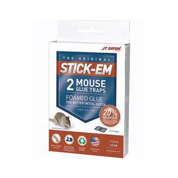 JTEATON MOUSE GLUE TRAPS 24X2CT