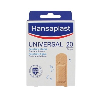 HANSAPLAST WATERPROOF BAND-AID 10X20CT