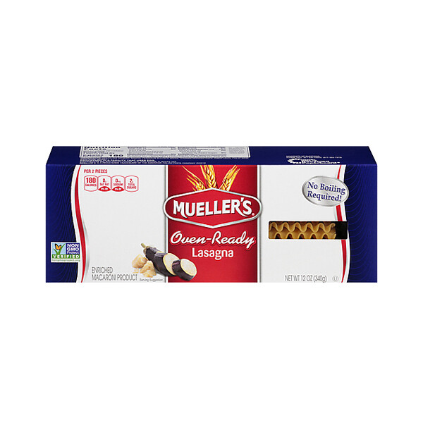 MUELLER OVEN READY LASAGNA 12X12OZ
