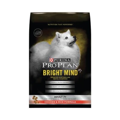 PURINA PRO-PLAN BRIGHT MIND ADULT W/ CHICKEN &amp; RICE 16#