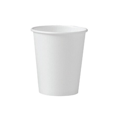 SOLO HOT DRINK 6OZ WHITE PAPER CUPS 20X50CT