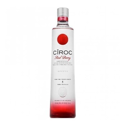 CIROC RED BERRY VODKA 12X750ML