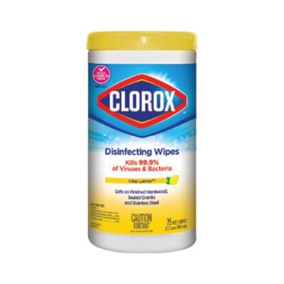 CLOROX DISINFECTING WIPES (C) 6X75CT