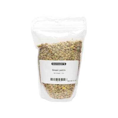 SAHADI PREPACK GREEN LENTILS 12X14OZ