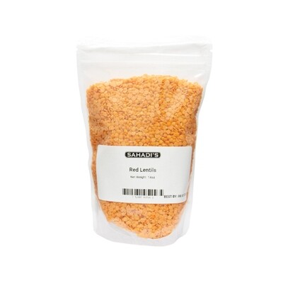 SAHADI PREPACK RED LENTILS 12X14OZ