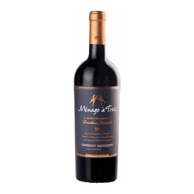 MENAGE-A-TROIS BOURBON BARREL CABERNET SAUVIGNON RED WINE 12X750ML