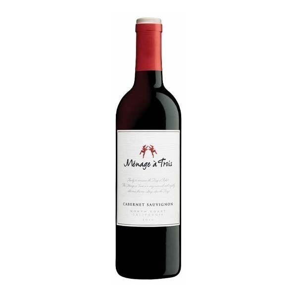 MENAGE-A-TROIS CABERNET SAUVIGNON RED WINE 12X750ML