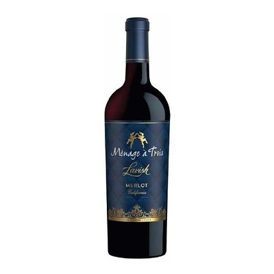MENAGE-A-TROIS LAVISH MERLOT RED WINE 12X750ML