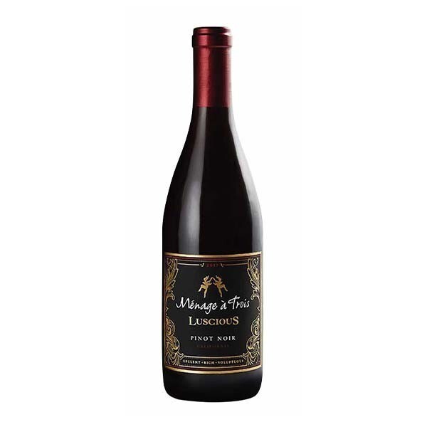 MENAGE-A-TROIS LUSCIOUS PINOT NOIR RED WINE 12X750ML