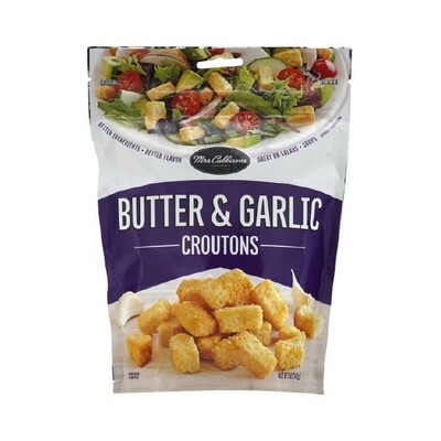 MRS C BUTTER AND GARLIC CROUTON 9X5OZ