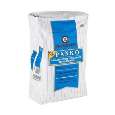 KIKKOMAN PANKO JAPANESE UNTOASTED BREAD CRUMBS BAG 25#