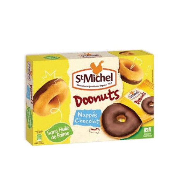 ST. MICHEL DOONUTS NAPPES CHOCOLAT 9X180G