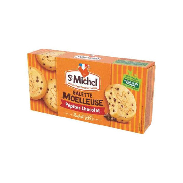 ST. MICHEL GALETTE MOELLEUSE PEPITES CHOCOLAT 9X180G