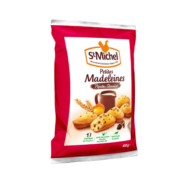 ST. MICHEL MADELEINE PEPITES CHOCOLATE 12X400G
