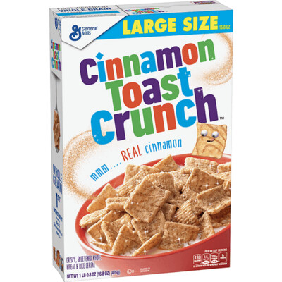 G-MILLS CINNAMON TOAST CRUNCH CEREAL 14X18.8OZ