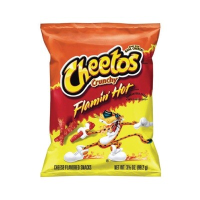 CHEETOS CRUNCHY FLAMIN HOT 24X3.5OZ