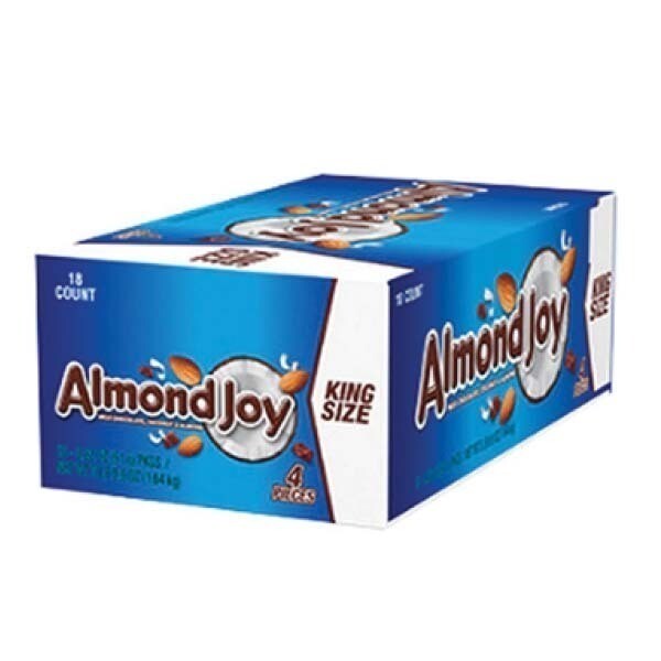 HERS. ALMOND JOY KING SIZE 18X3.2OZ