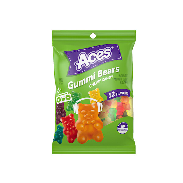 ACES GUMMI BEARS 11X5.25OZ