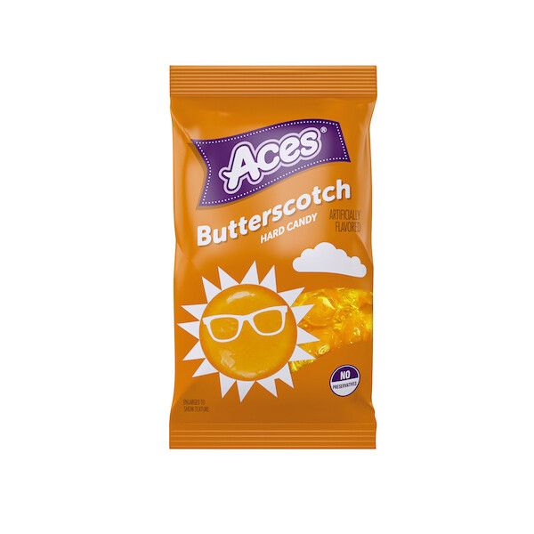 ACES BUTTERSCOTCH HARD CANDY 10X7OZ