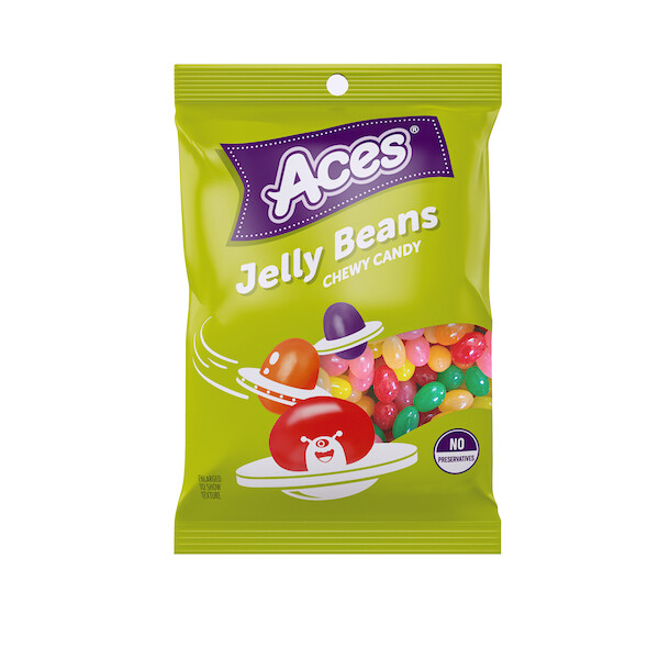 ACES JELLY BEANS 11X5.25OZ