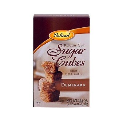 ROLAND ROUGH CUT DEMERARA SUGAR 6X17.5OZ