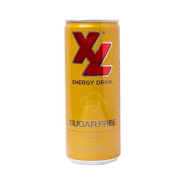 XL ENERGY SUGAR FREE MANGO 24X250ML