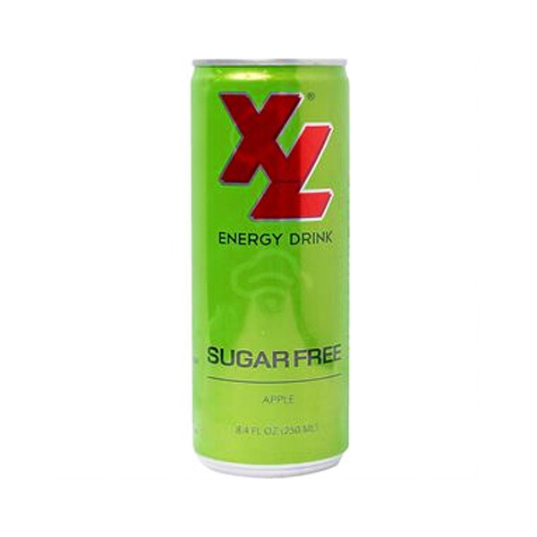 XL ENERGY SUGAR FREE APPLE 24X250ML