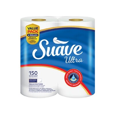 SUAVE ULTRA PAPER TOWEL 12X2CT