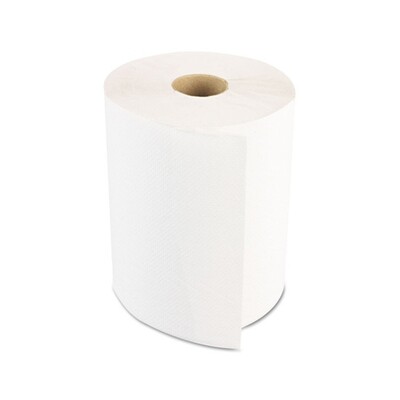 BOARDWALK 8&quot; WHITE HARD TOWEL 12X350FT (BWK 6250)