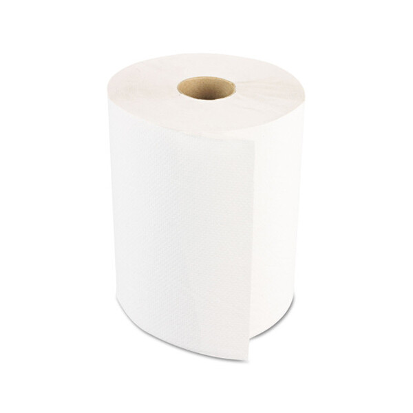 BOARDWALK 8&quot; WHITE HARD TOWEL 12X350FT (BWK 6250)