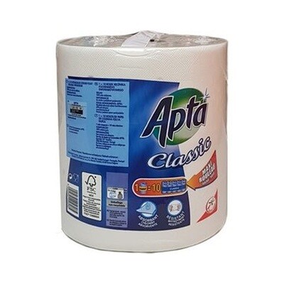 APTA CLASSIC ABSORBANT TOWEL BLANC 8X6CT