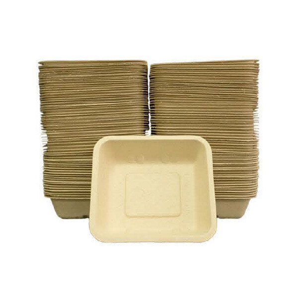 D-BE GREEN 16OZ FOOD TRAY 4X125 (FT-16)